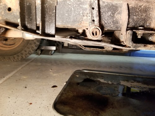 Bent skid