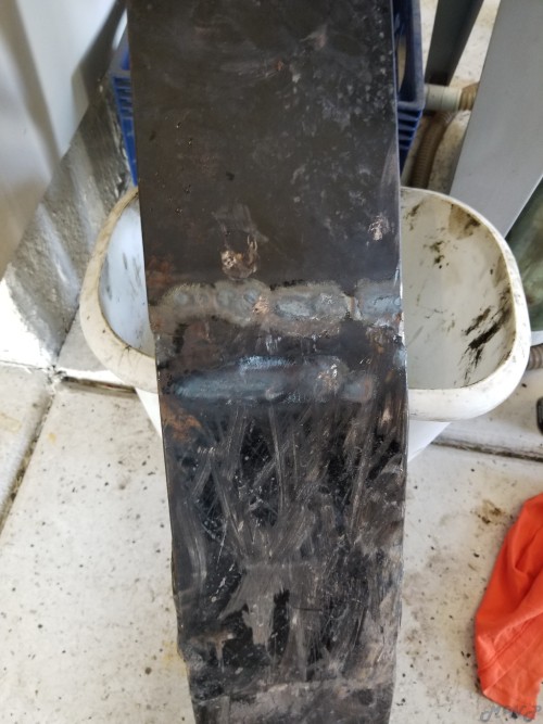 Skid leg penetration